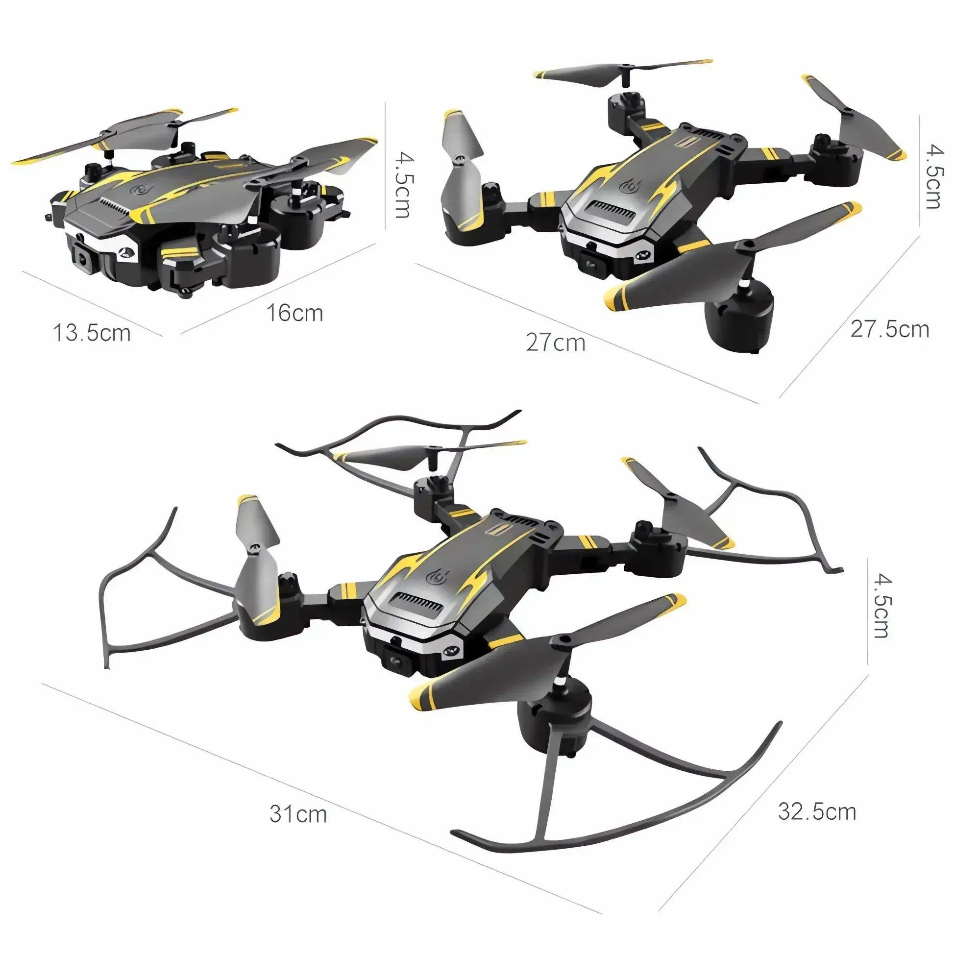 2024 S6 Max Drone 4K HD Camera Obstacle Avoidance Aerial Photography Optical Flow Foldable Quadcopter Children's Toy