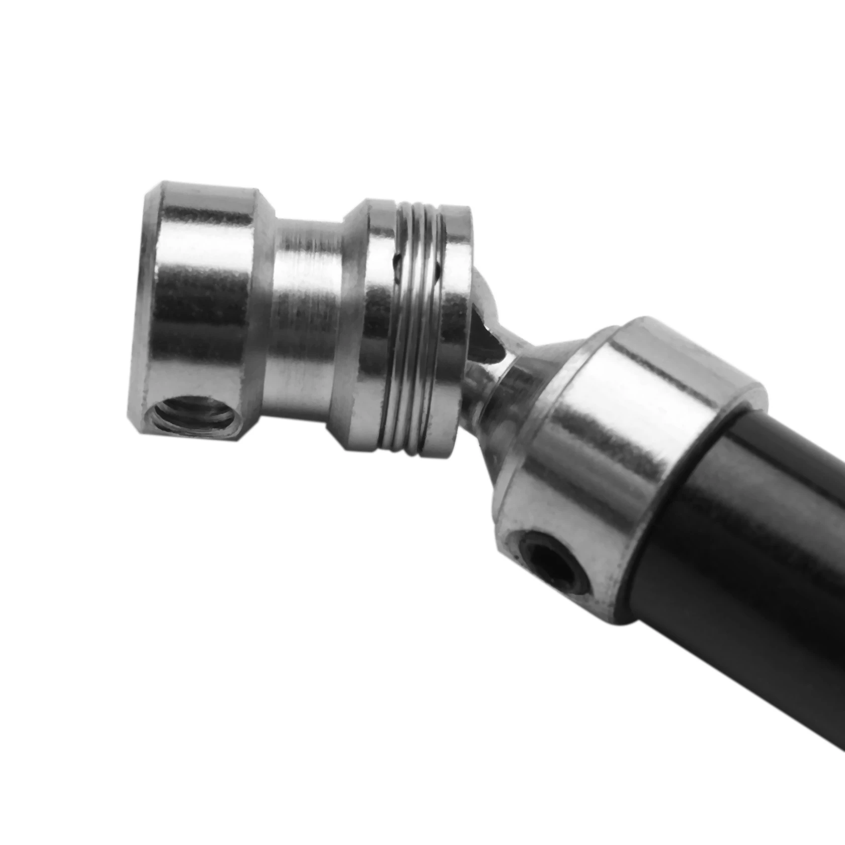 T84C-2 Stuks Metalen Achter Midden Aandrijfas CVD As Voor 1:12 Wltoys 12428 12423 RC Auto Korte Baan Desert Buggy Off-Road Zwart