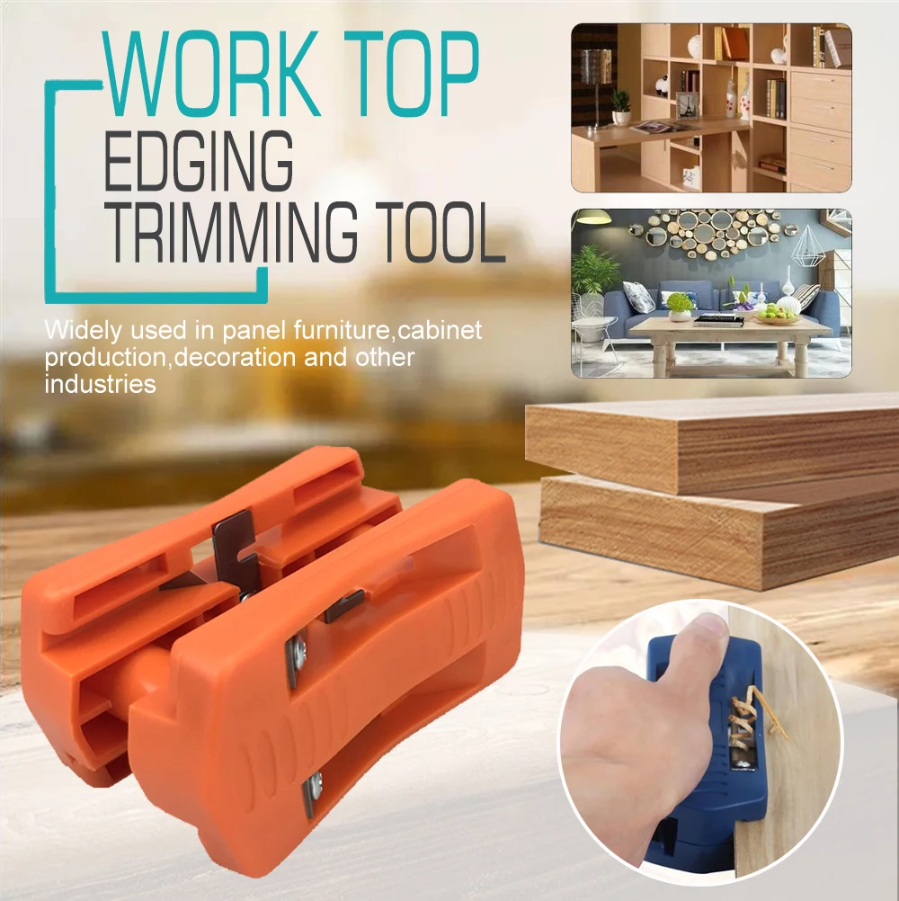 Woodworking PVC Edge Banding End Trimmer Manual Hand Cutting Tools Work Top Edging Trimming Tool