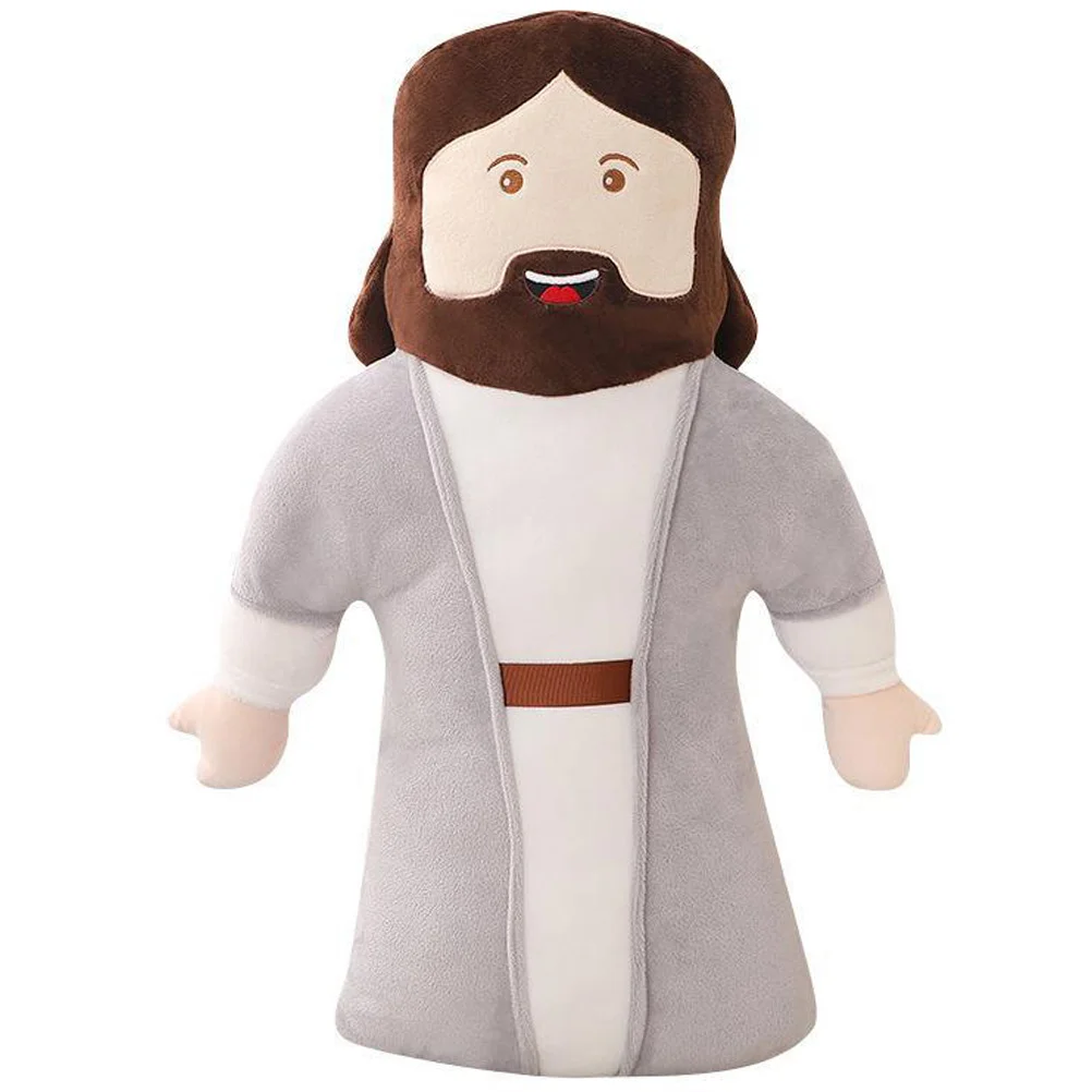 Jesus Pillow Christmas Gifts Plush Stuffed Toy Louse Couch Ornament Supple