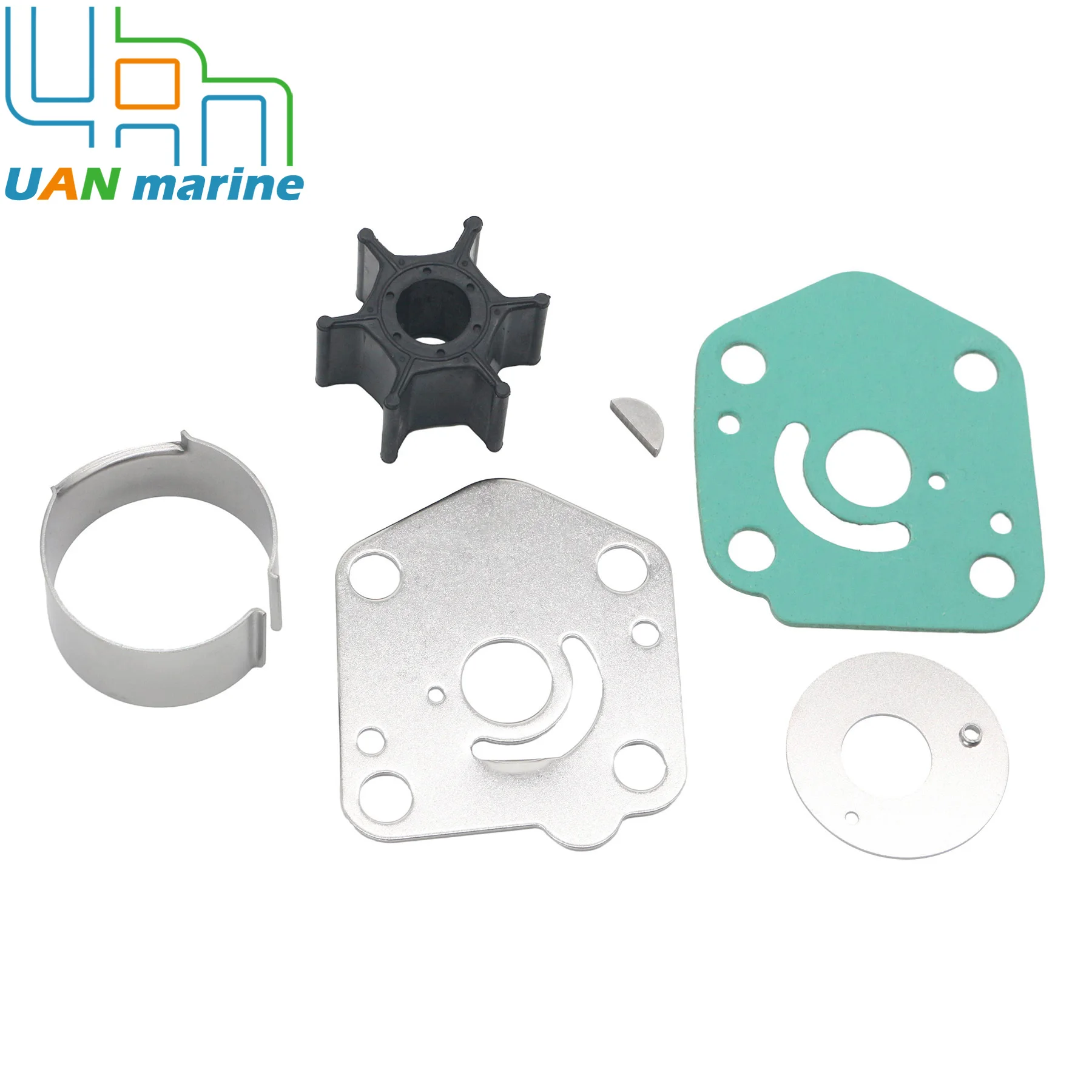 

Marine Water Pump Impeller Service Kit 17400-93911 for Suzuki Outboard 2/4 Stroke DT9.9 DT15 DF8 DF9.9 DF15 Engines 17400-93912