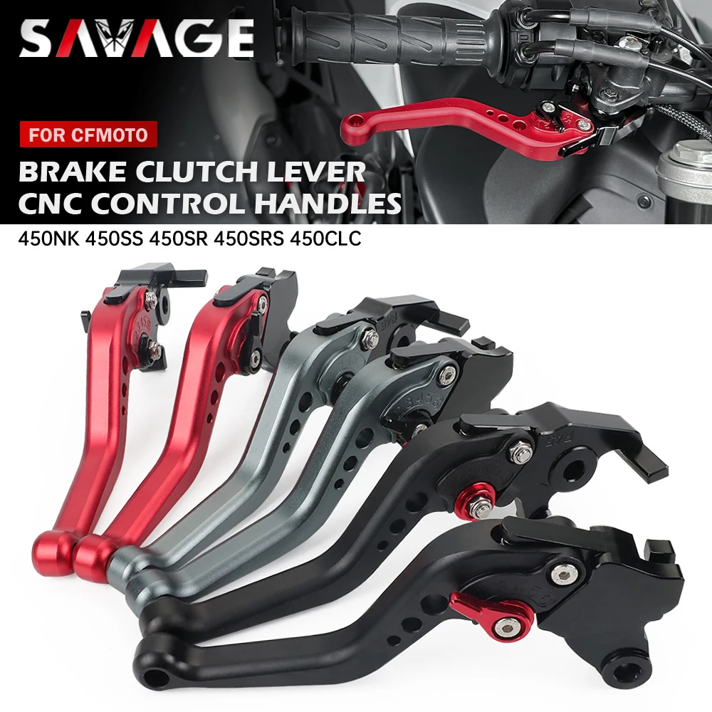 

Adjustable Short Brake Clutch Levers For CFMOTO 450SR 450SS 450SRS 450 CLC SR SRS NK Motorcycle Accessories Control Handles