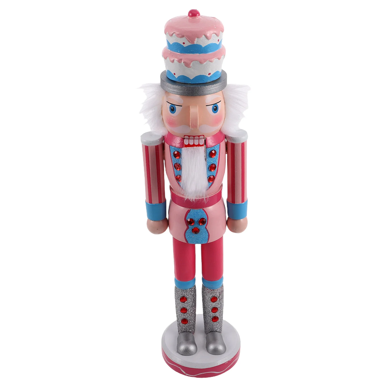 

Nutcracker Soldier Tabletop Decoration Nutcrackers Craft Desktop Ornament Christmas Xmas Wood