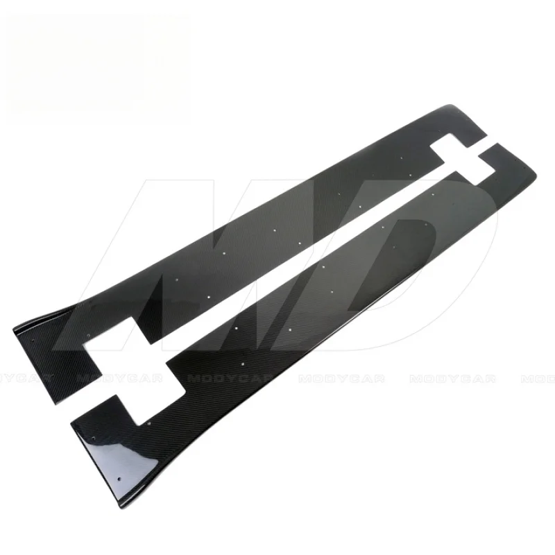 

Для Mitsubishi Lancer Evolution Evo 10 2008-2015: накладки на пороги из карбона в стиле OEM