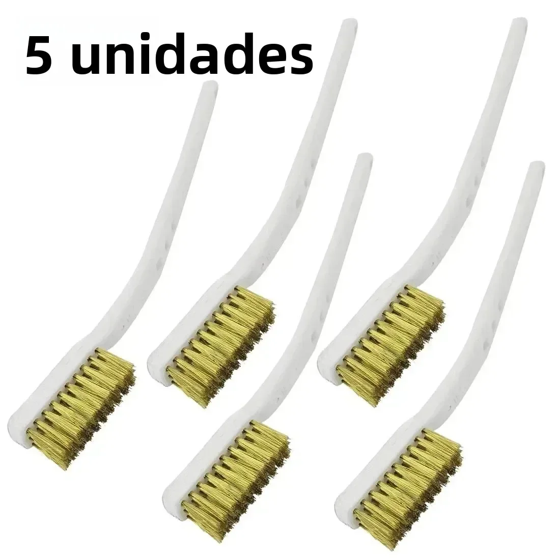 5-teiliges Mini-Rostentfernungsbürsten-Set für Heimprojekte, Kunsthandwerk, industrielle Metallpolitur-, Reinigungs- und Schleifbürste für H