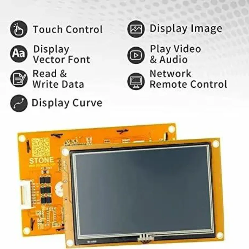 STONE 7 pouces HMI TFT LCD panneau carte intelligente affichage HMI Programmable Intelligent avec RTC pour Arduino Nano et utilisation industrielle