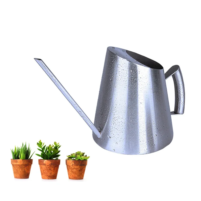 

900ml Stainless Steel Garden Watering Can gardening tools and equipment Water Bottle Spray Pot for Watering Plants Flower