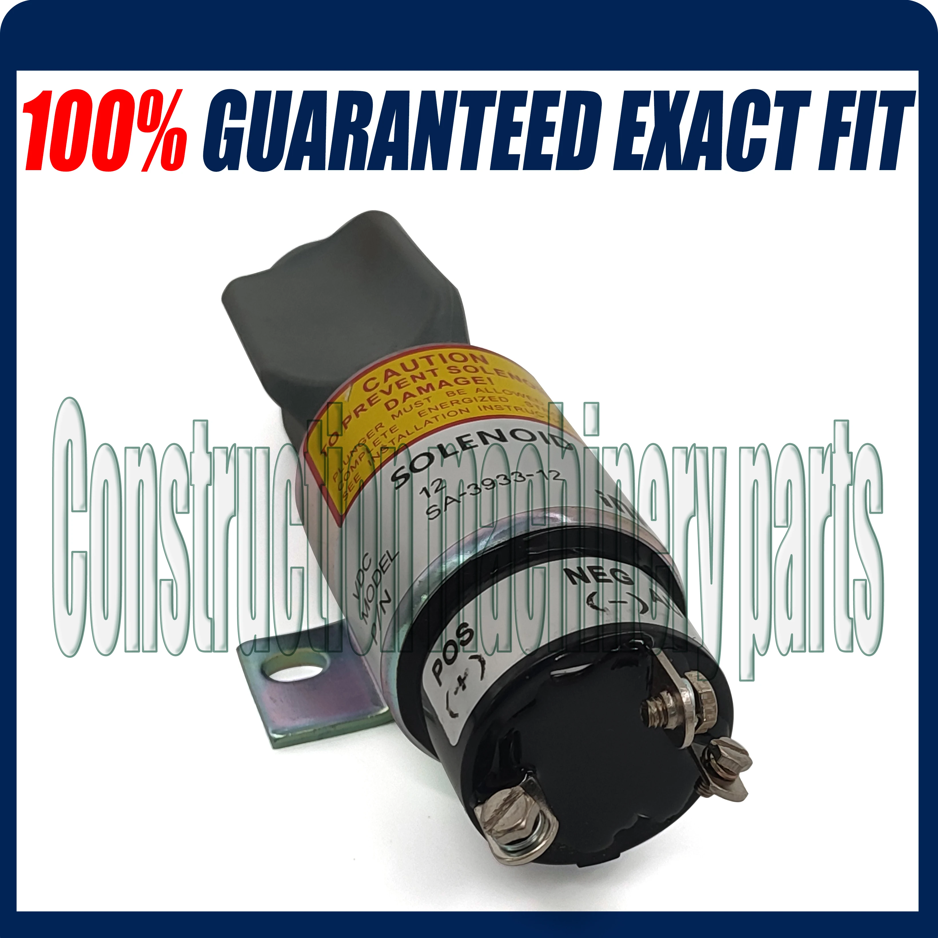 1 pieza Nueva Solenoide de Parada para Excavadora R210LC-7 R220LC-7 1751-1267UIB1S5A, Solenoide de Apagado SA-3933/3864274, Solenoide de Extinción de Llama SA-3933-12