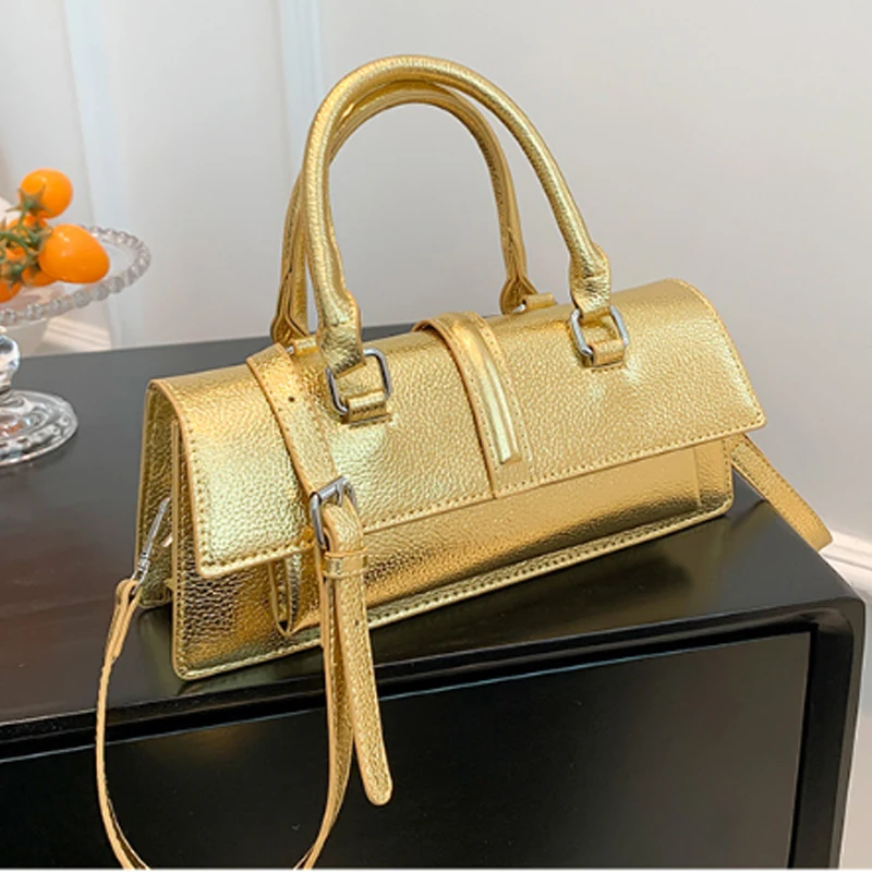 

High quality glossy women handbag 2024 new women bag fashion high quality shoulder bag crossbody bag