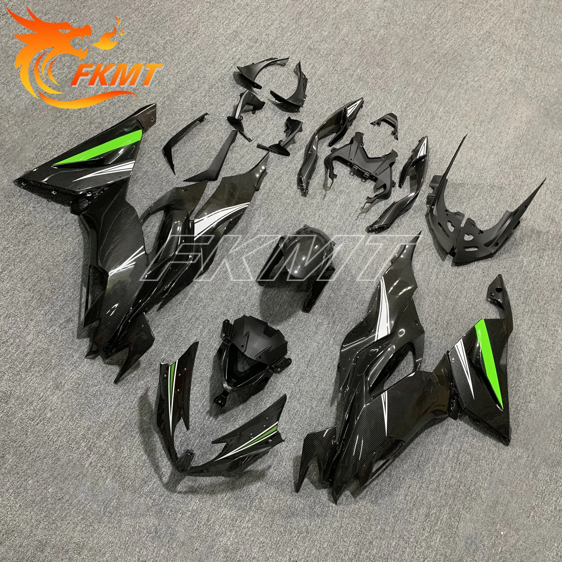 ABS Plastic Fairing Set for KAWASAKI ZX6R 636 2019 2020 2021 2022 2023 Motorcycle Fairings Bodywork Panel Kit Fit