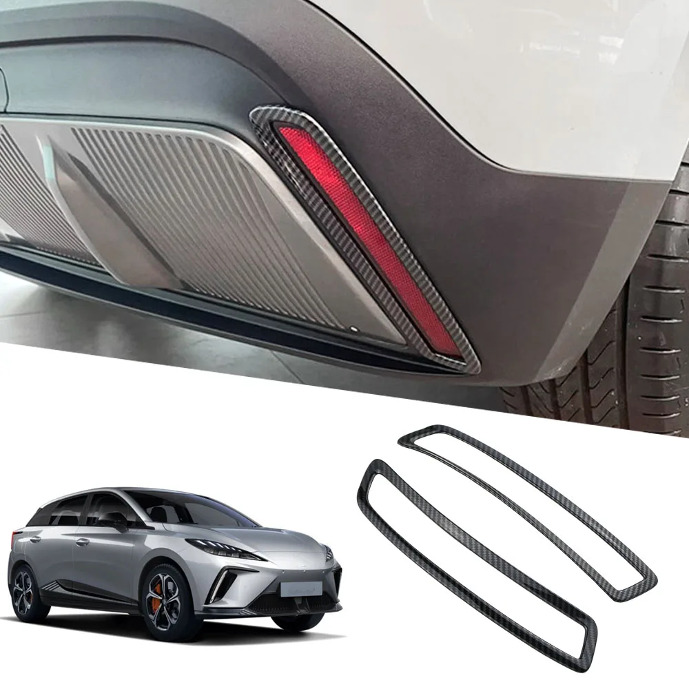 

2pcs /set Car Fog Light Cover Rear Fog Light Trim Frame Sticker for MG 4 MG4 EV 2022 2023 2024 Decoration Accessories