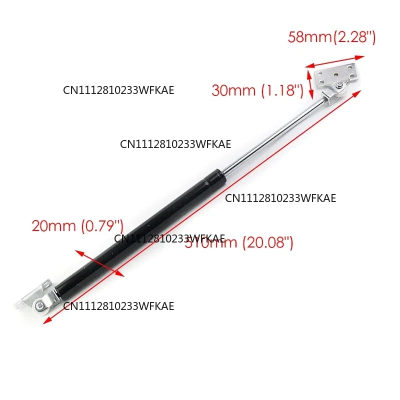 Under Pressure 50Kg Bed Hydraulic Hinge Force Lift Support Furniture Gas Spring Cabinet Door Kitchen Cupboard Hinges Furniture H