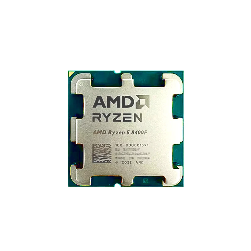 Új AMD ryzen 5 8400F Új R–5 8400F 6 cores 12 threads 4.2ghz  asztali Időréscsatoló  aljzat AM5 CPU Játék processo krásy nincs Drukker