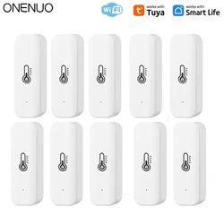 Tuya WiFi Temperature Humidity Sensor Smart Life Remote Monitor For Smart Home Work with Alexa Google Assistant