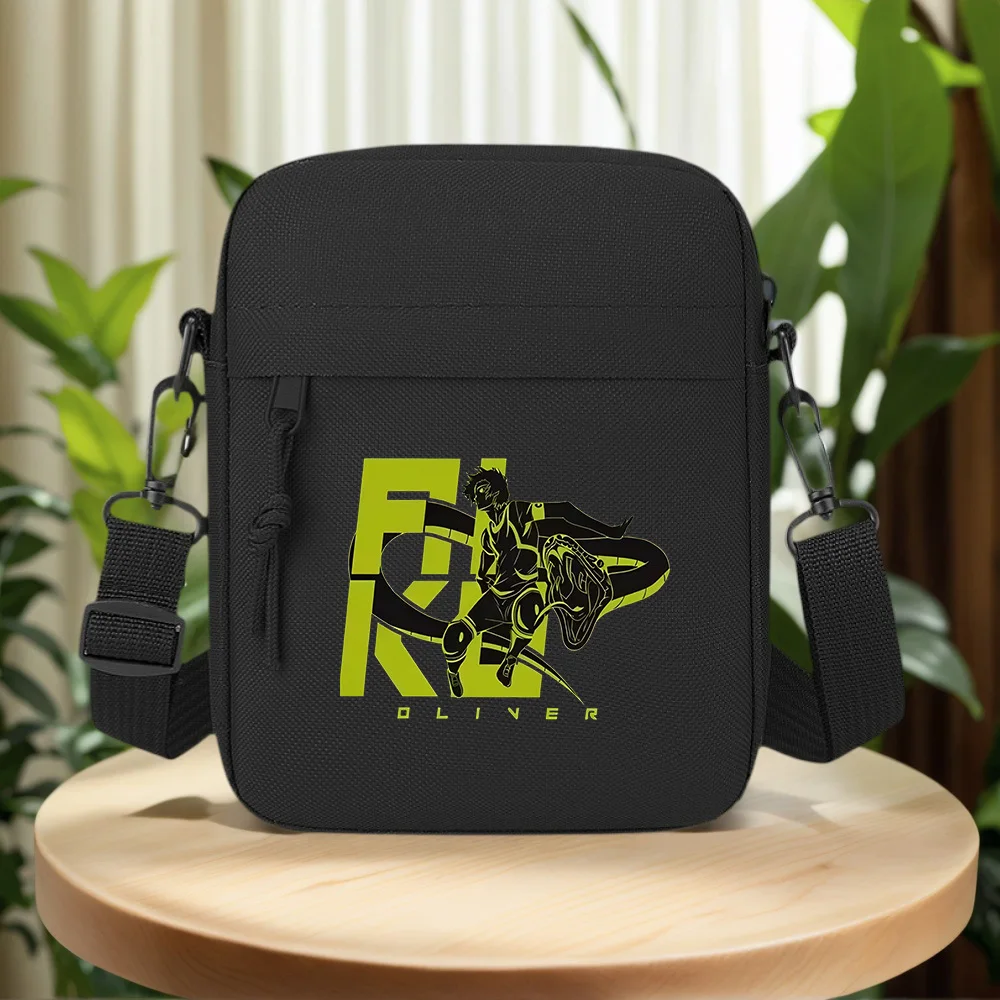 Athlete snake design stylish graphic pose Men Crossbody Bag Single Shoulder Women Cartoon Anime Film Printing Design Unisex