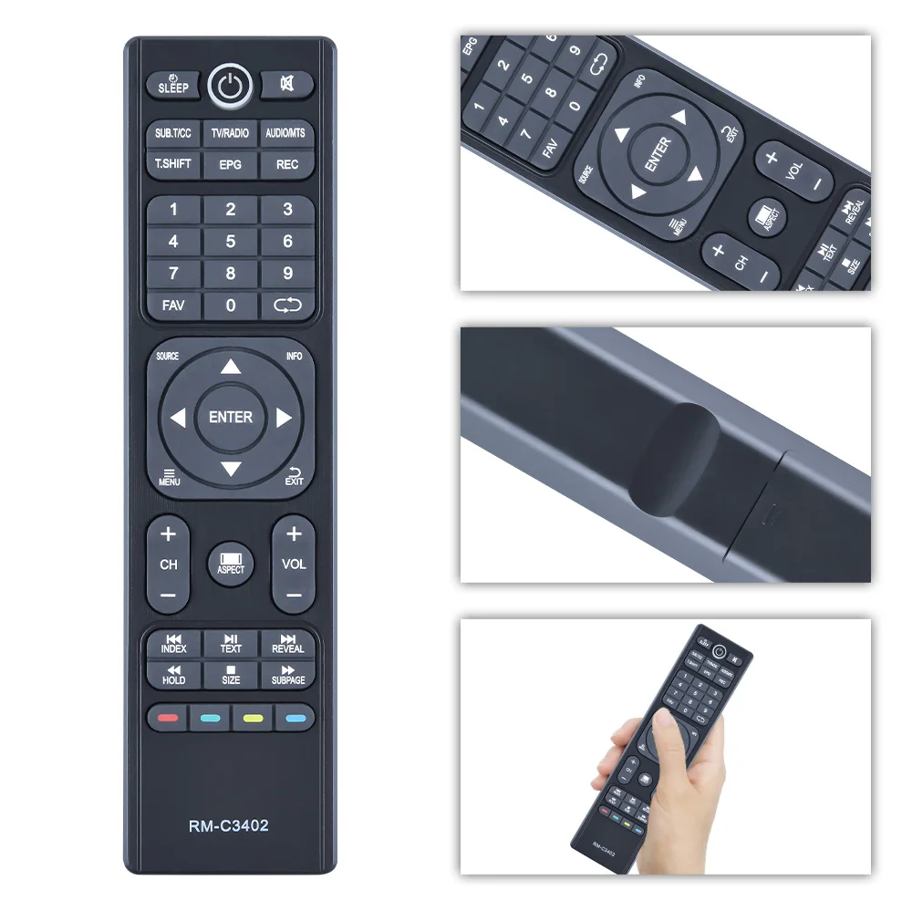 RM-C3402/RMC3402 Remote control Fit For JVC TV LT-50N790A LT-50N590A LT-32N370A LT-32N386A LT-39N370AN Controller replace