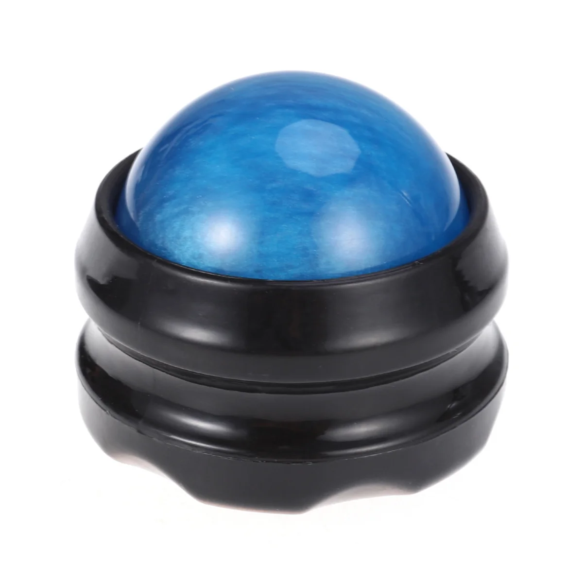 كرة تدليك اللياقة البدنية، أسطوانة تخفيف العضلات الزرقاء غير السامة للدورة الدموية، أداة علاج الألم الليفي العضلي #3