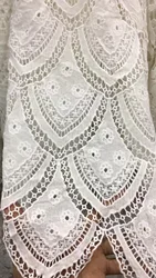 White African Milk Silk Lace Fabric 2021 High Quality Water Soluble Guipure Cord Lace For Nigerian Wedding Party Dress PJFT2104