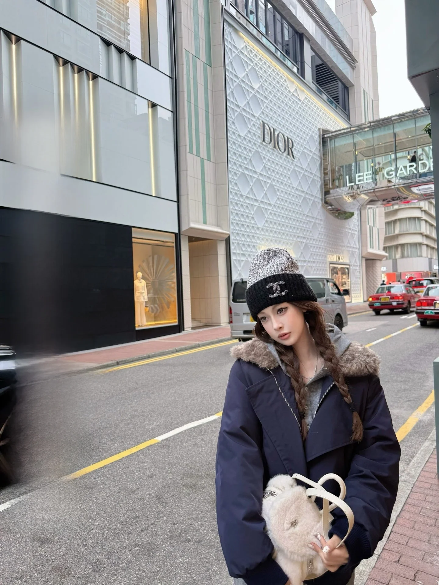 

Asymmetric Double-Breasted down Jaet Women's New National Stand 90 White Du Feather Coat with Fur Collar Warm Thi Lo...