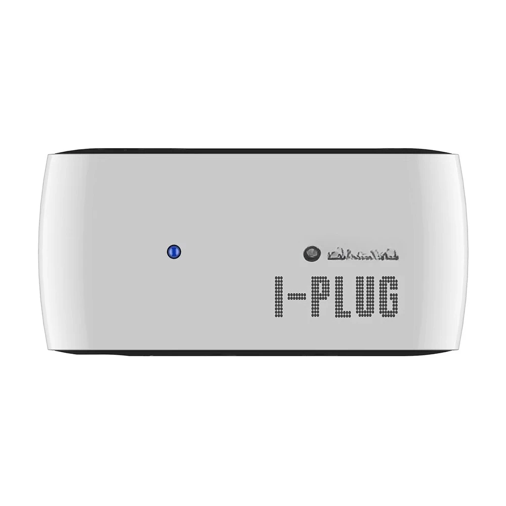 I-PLUG Headphone Amplifier 6.35mm Mono Socket Built-in Overdrive Effect Port   le Mini Guitar Amp Knob Control for