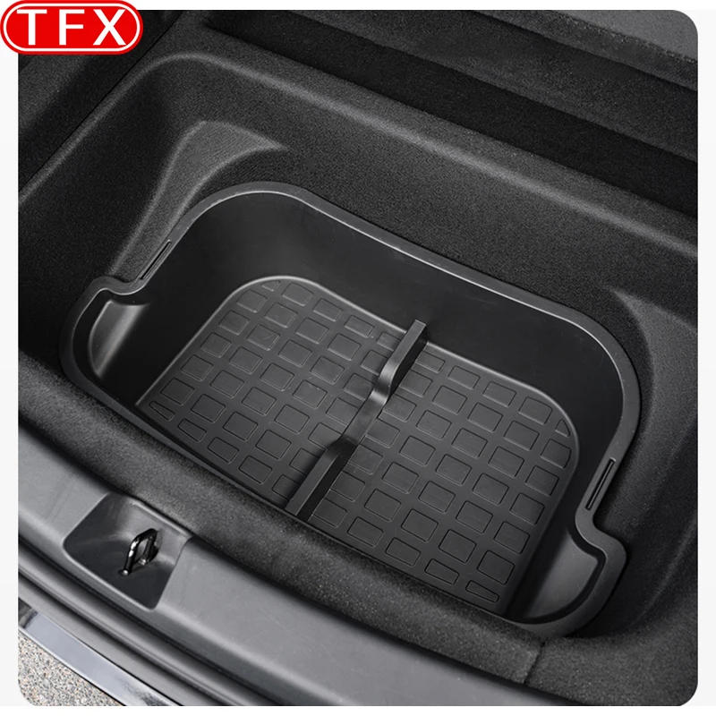 For Tesla Model 3 Y 2023 2022 2021 Car Styling Front Rear Spare Compartments Storage Boxes Boot Storing Artifacts Accessories