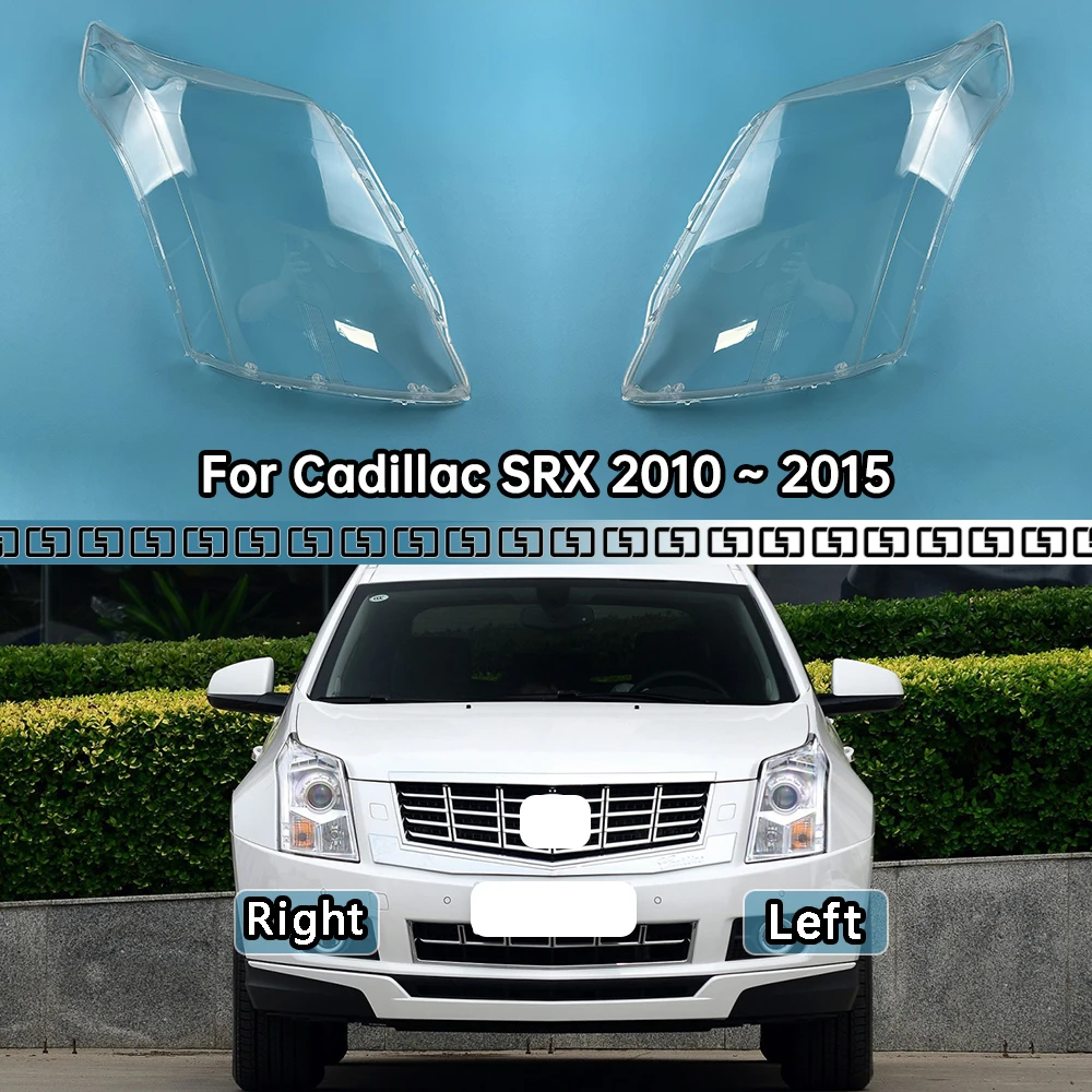 

For Cadillac SRX 2010 2011 2012 2013 2014 2015 Headlight Cover Transparent Lampshade Lamp Lens Headlamp Shell Plexiglass