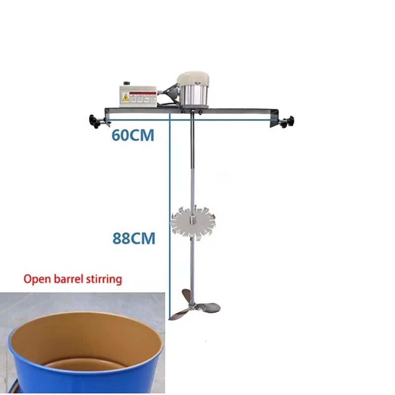 chemical or water  electric Stainless Steel adjustable-speed Liquid Mixer Agitator