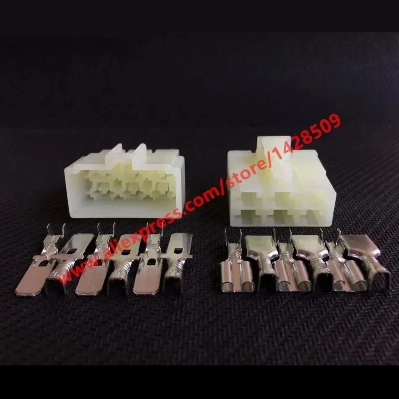 

1 Pcs Auto Wire Connector 6 Pin 6070-6481 Female And Male Socket With Terminals