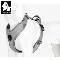 Truelove Dog Harness 3M Reflective No Pull Small Medium Large Vest Adjustbale Matching Dog Leash Collar Training Running TLH6071