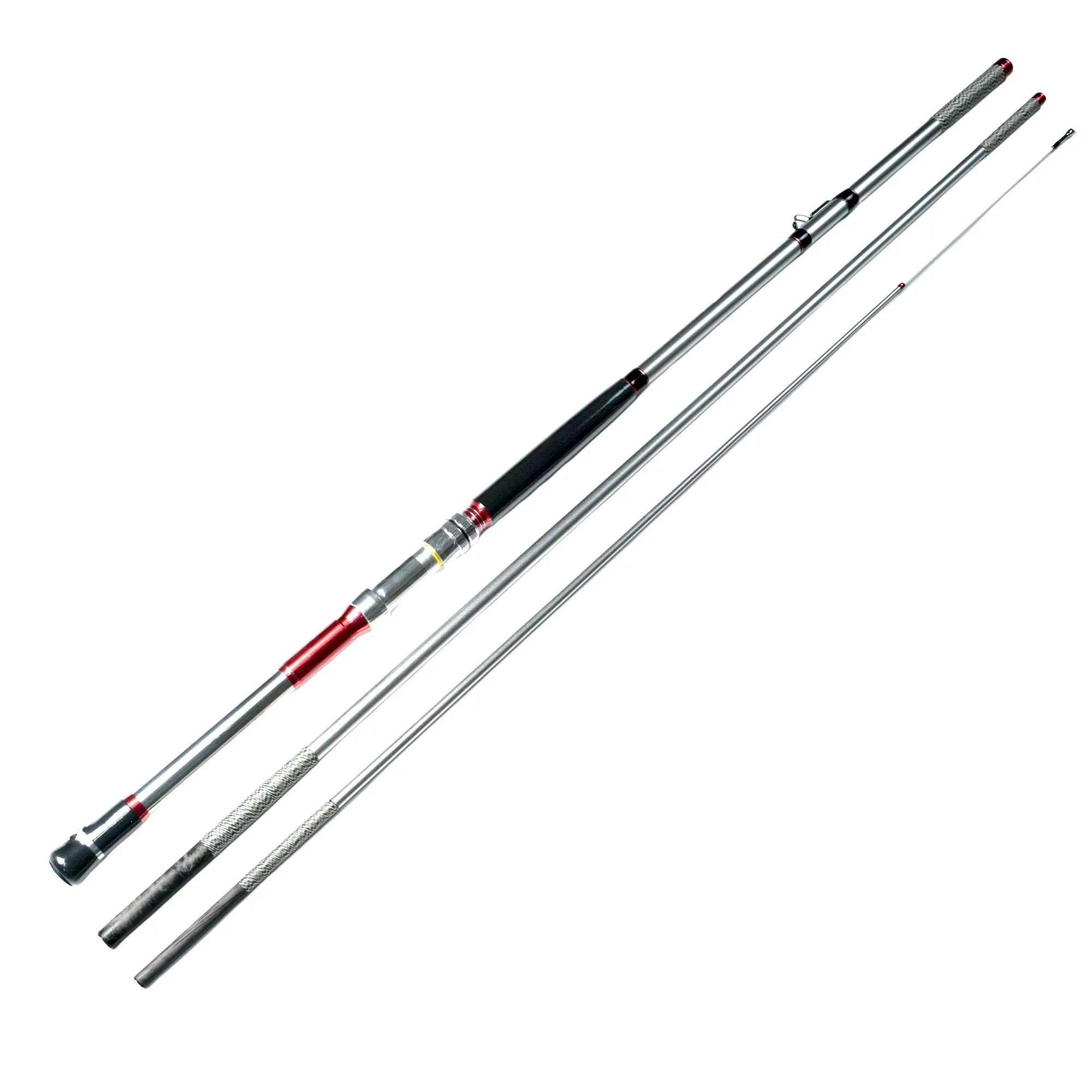 YJTY46 Wholesale Medium Heavy Telescopic Interline Rod Blank Carbon Fishing Rod 2 Sections for Sale