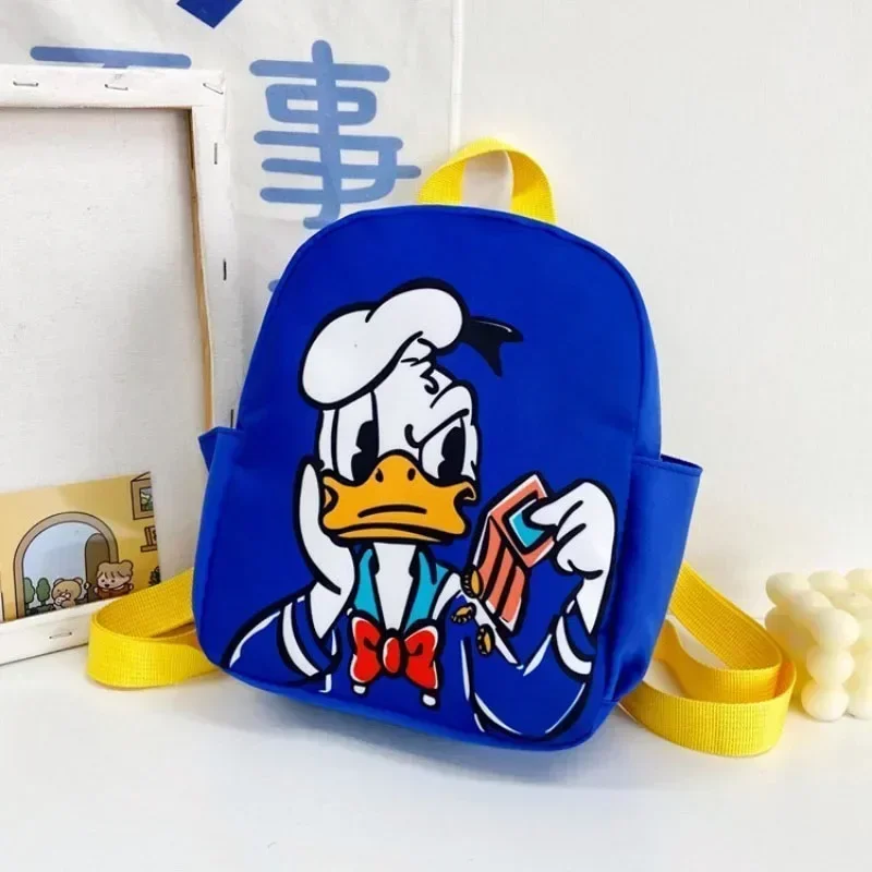 Mochila infantil de dibujos animados de Disney, Mickey Mouse, Minnie, bonita mochila escolar para niña, regalo de cumpleaños para guardería