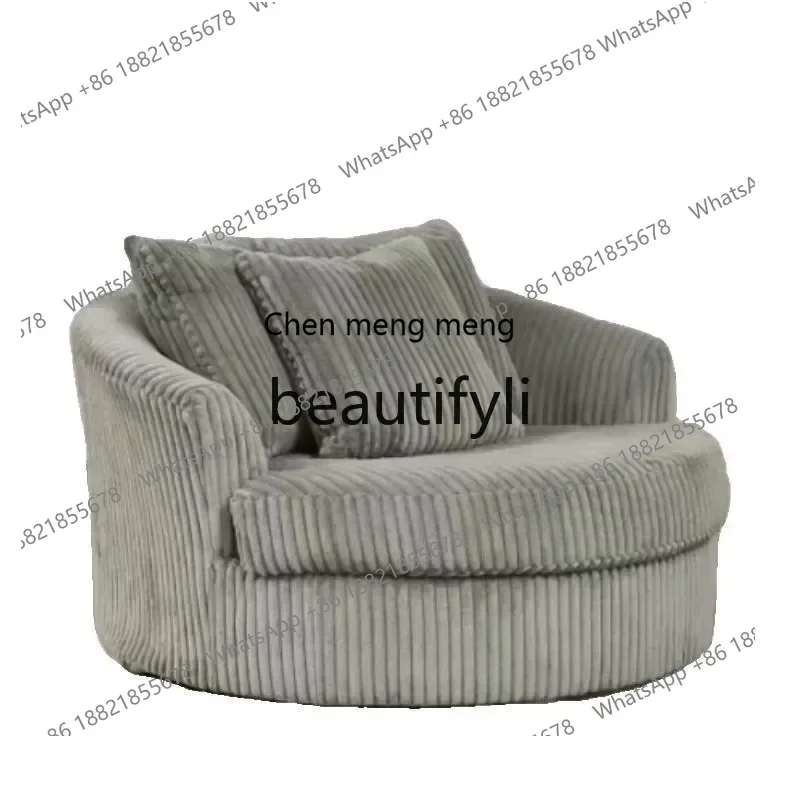 SS ss7486 Office Sofa Sales Department Reception Area Reception Area Corduroy Lazy Sofa