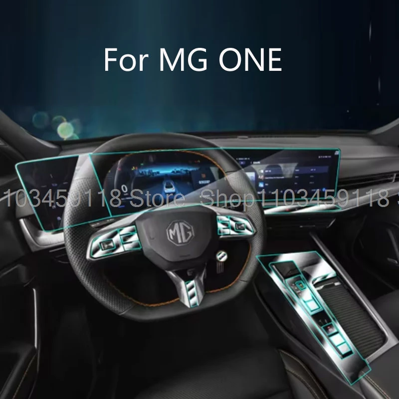 

TPU Protective Film For MG ONE 2024 Car Center Console GPS Media Dashboard Navigation Auto Interior Accessories