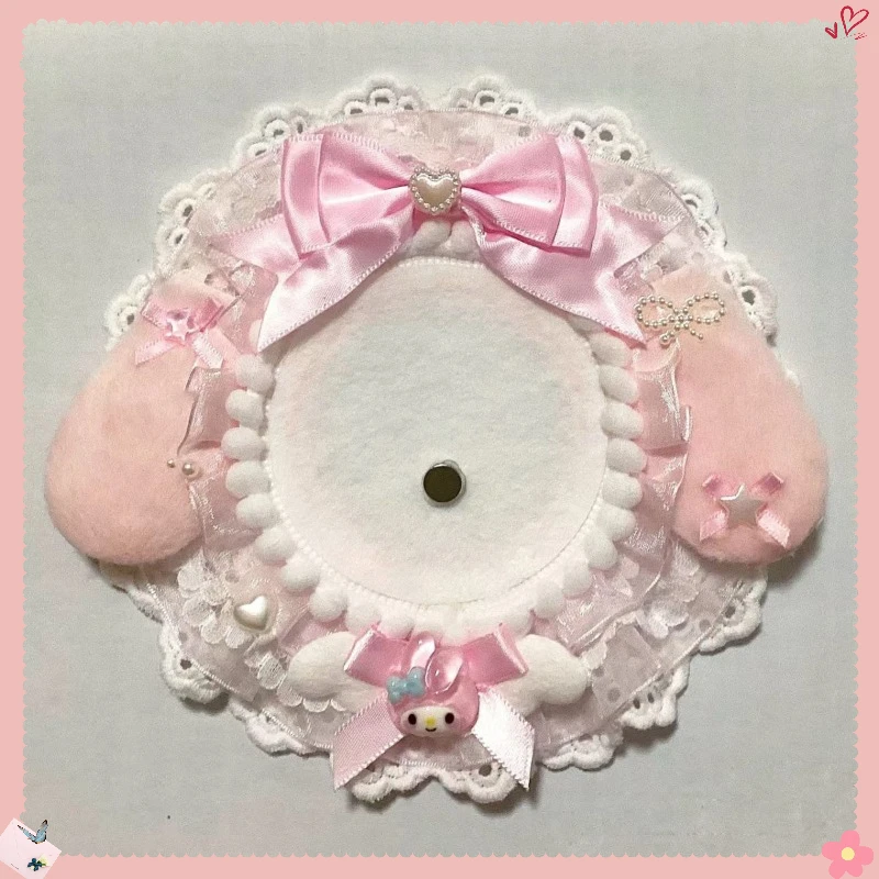 sanrio Cinnamoroll Mijn melodie creatieve en schattige 58 mm badgehouderdecoratie veelzijdige gepersonaliseerde kawaii rugzakdecoratie