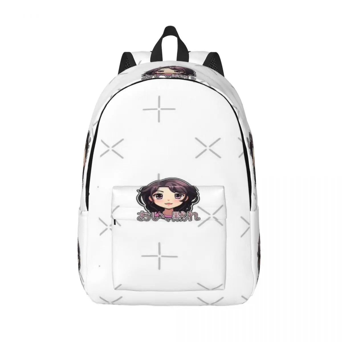 

Anime Girl Hey Shut Up Simple and Stylish Backpack Canvas Backpack Travel backpack