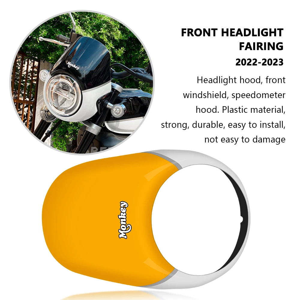 

For Motorcycle Accessories Monkey 125 monkey125 2018-2023 Headlight Cover Windscreen Windshield Fairing speedometer cover