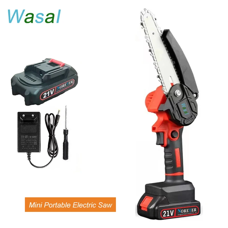 6 Inch Electric Saw with Indicator One Battery Garden Handheld Logging Chainsaw Makita 18V Battery Wood Power Tool