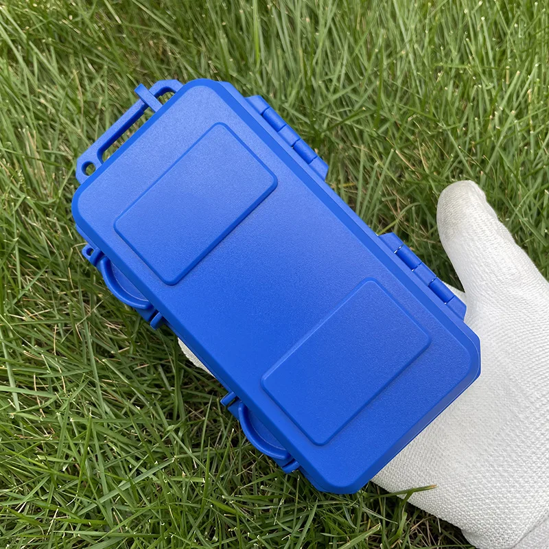 Caja de almacenamiento de cuchillos de hoja plegable ABS, suministros de herramientas para acampar al aire libre, prueba de golpes impermeables a piezas de herramientas, accesorios de cuchillo DIY