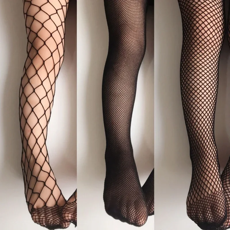 Summer Kid Black Tight Baby Girls White Fishnet Clothing Cotton Mesh Collant Pantyhose Stockings for Children Clothes Socks