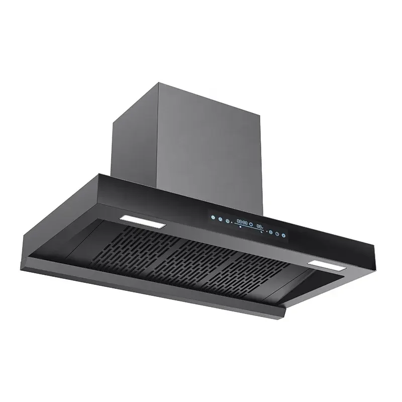 Hot Sale T-Shape Range Hood with Slim Touch Control Auto Clean for Kitchen for Hotel Home Use
