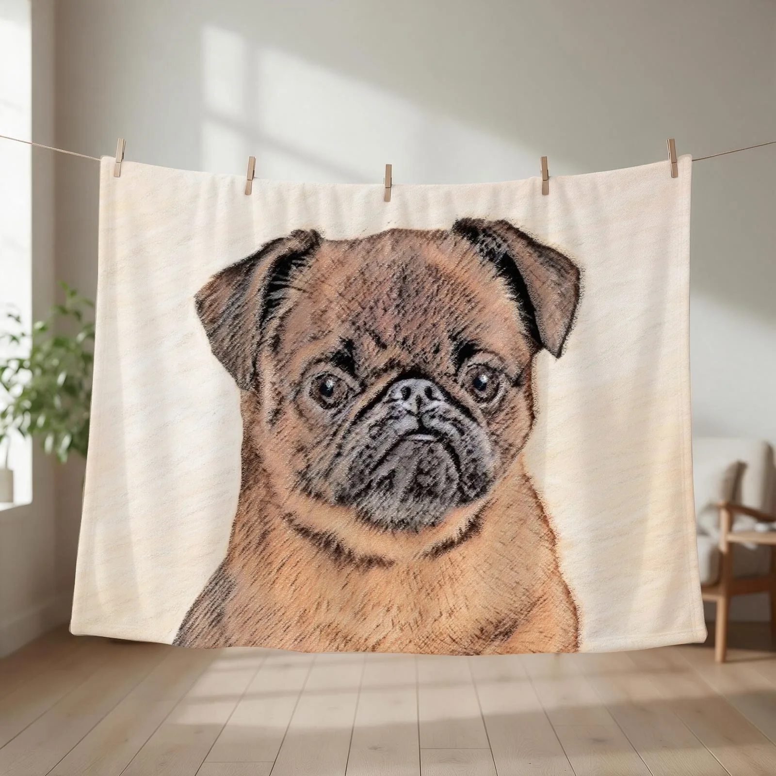 Brussels Griffon Smooth Throw Blanket For Baby Luxury Stuffeds for babies Blankets