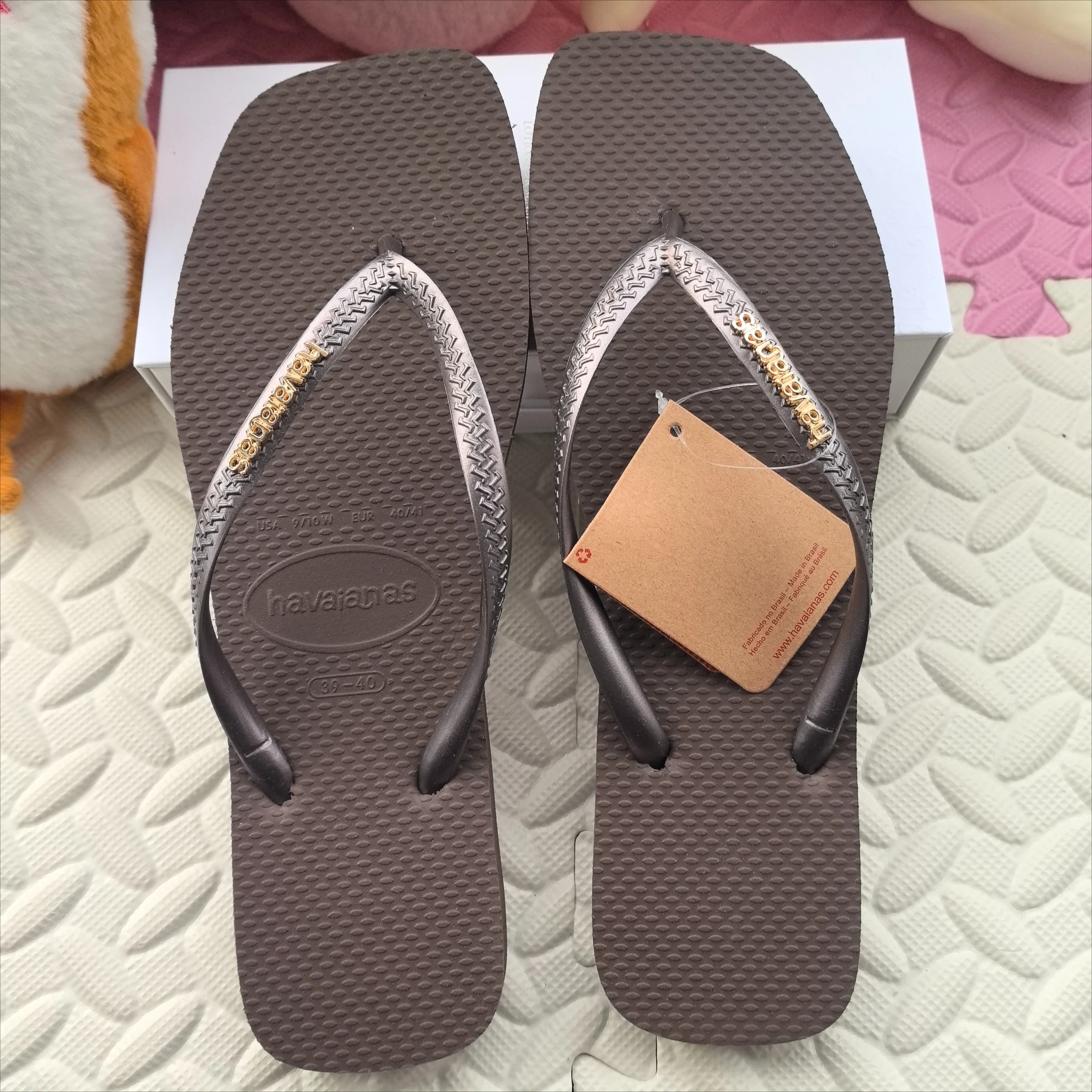 Summer 2025 New Women's Square Toe Flip Flops Outdoor Beach Sandals Luxury Women's Casual Slippers Size 35-42 Women's Shoes image 5