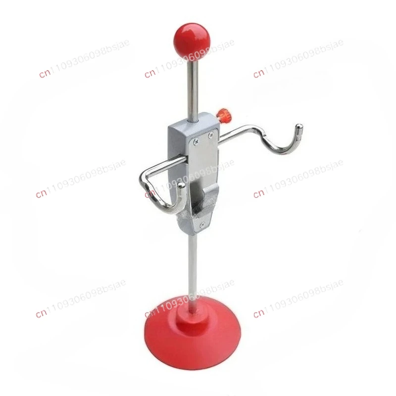 14.5 Inch Car Alignment Rack Truck Van Steering Wheel Leveling Holder Stand Tool System Red Silver
