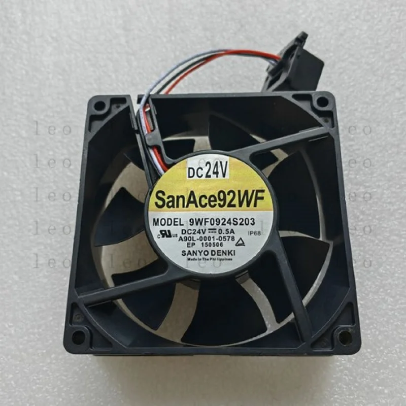 

AA для SANYO 9WF0924S203 DC 24 В 0,5 А 90*90*32 мм 3-контактный Fanuc A90L-0001-0578 охлаждающий вентилятор