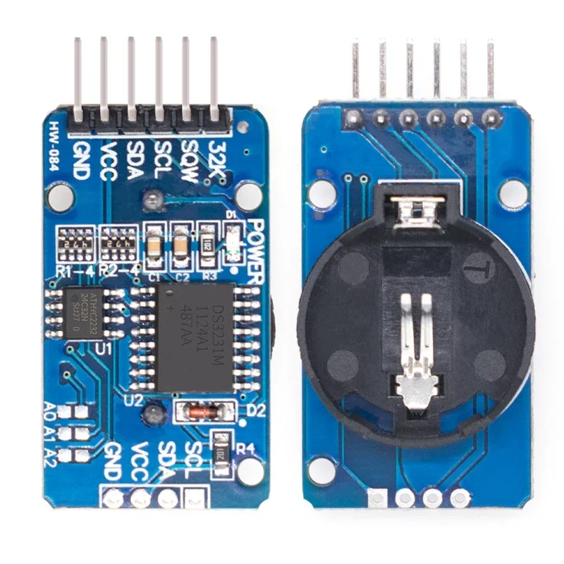DS3231 Precision RTC Module with AT24C32 EEPROM Temperature Sensor I2C for Arduino Data Logger Real Time Clock STM32 ESP32 image 2