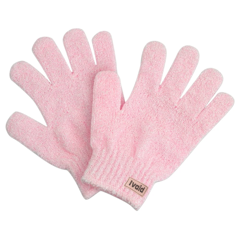 Ivaid Bath mitts, Exfoliating Glove Shower Gloves Exfoliate Dead Skin for Dry Sensitive Skin No Irritation