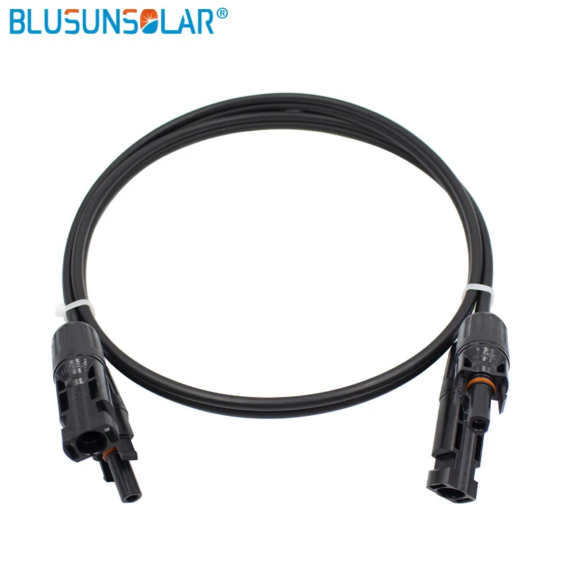 PV Solar Double Code 1/5/10 Meters 4mm2 6mm2 (12AWG/10AWG) Extension Cable For Solar Panel With 1000V Male and Female Connector