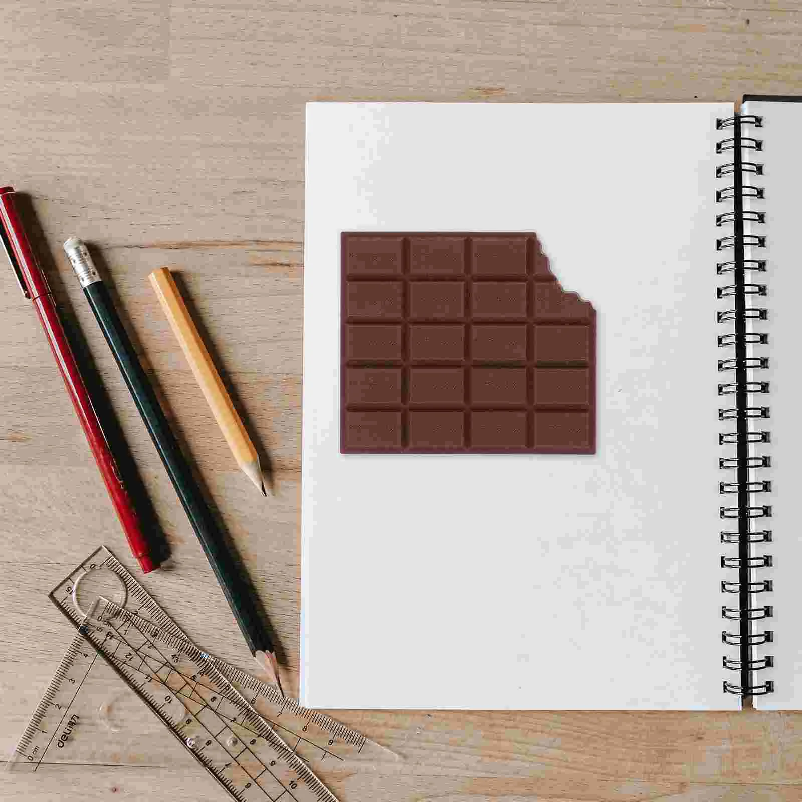 2 Pcs Helpful Paper Stickers Cartoon Note Notebook Chocolate Cookies Lovely Post-notes Office Sticky Memo Pads Nurse