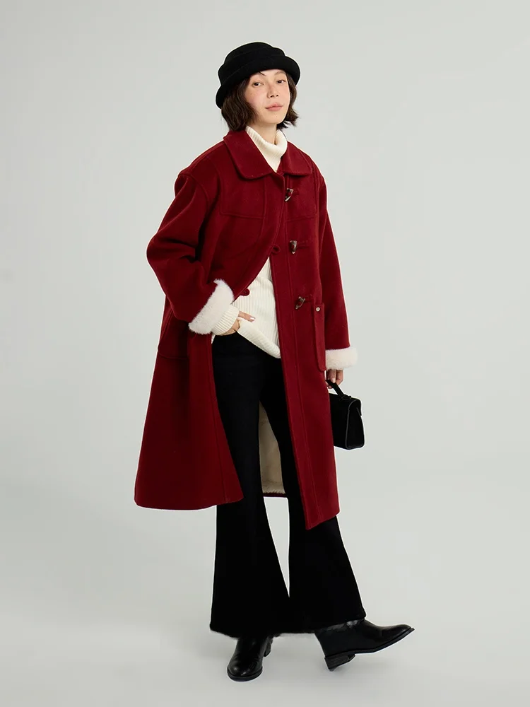 

Универсальные повседневные джинсы-клеш на подкладке, прямые брюки с высокой талией из смесового хлопка, новинка зимы, стильные и удобные.