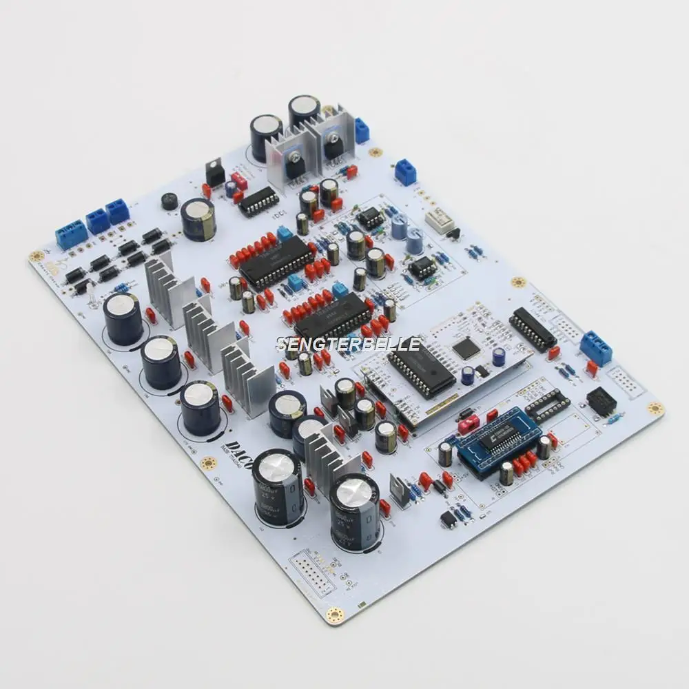 Assembled Hi-End TDA1540 DAC Stereo Board CS8412+SAA7030+TDA1540P HiFi Audio Decoder